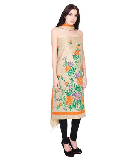 Inara Robes Multicoloured Khadi Dress Material Buy Inara