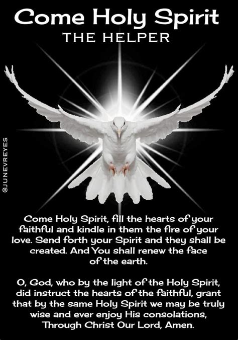 Pin By Julie Rovelli On Catholic Holy Spirit Prayer Come Holy Spirit