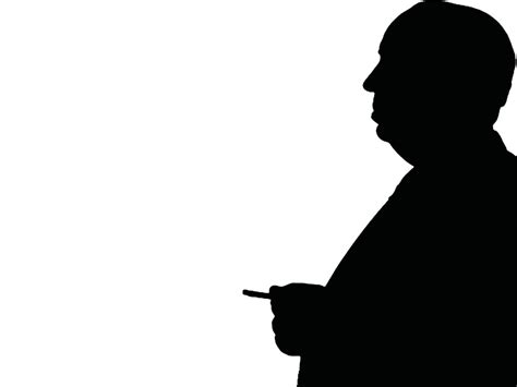 Silhouette Of Alfred Hitchcock At Getdrawings Free Download
