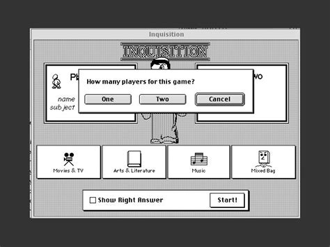 Inquisition A Hypercard Game Macintosh Repository