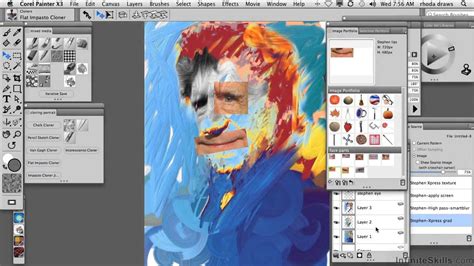 Corel markets the software for windows and mac os operating systems, previously having marketed versions for linux (version 9, requiring wine). Corel Painter X3 Tutorial | Portrait Of Stephen - YouTube