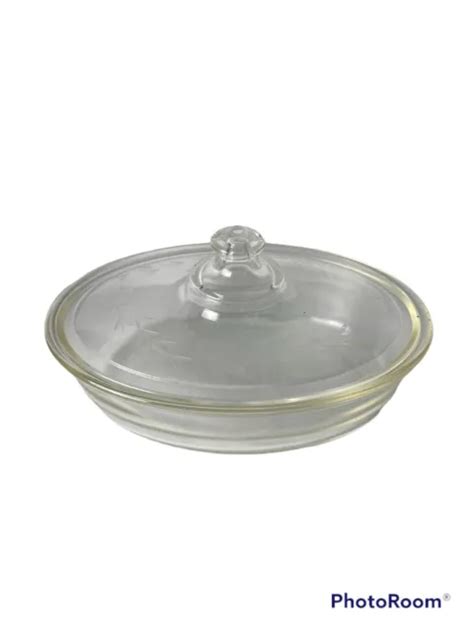 vintage pyrex 183 etched glass oval casserole dish with lid 39 00 picclick