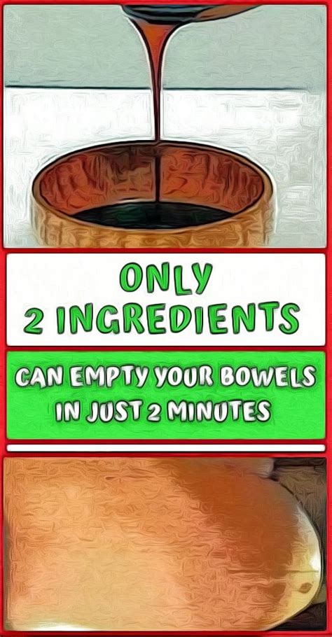 Empty Your Bowels Quickly With This 2 Ingredient Mixture Healthy