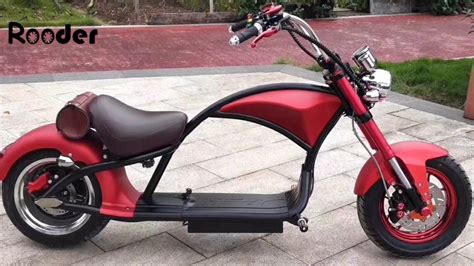 2019 Citycoco Electric Scooter Moto Eletrica Chopper Rooder Harley R804