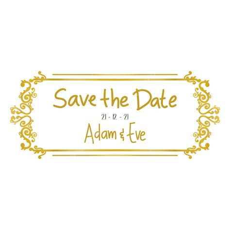 Save The Date Wedding Png Image Save The Date Wedding Invitation With
