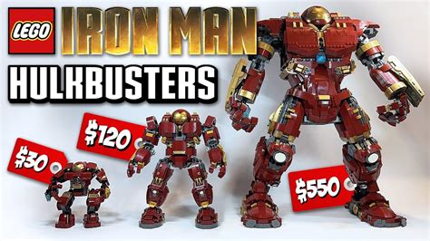 Lego Iron Man Hulkbusters Comparison Youtube