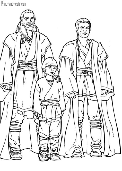 Girls and boys will be extremely happy if you download star wars coloring pages for them. Star Wars coloring pages | Print and Color.com