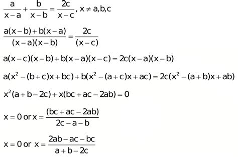 45 a x a b x b 2c x c find x by factorization