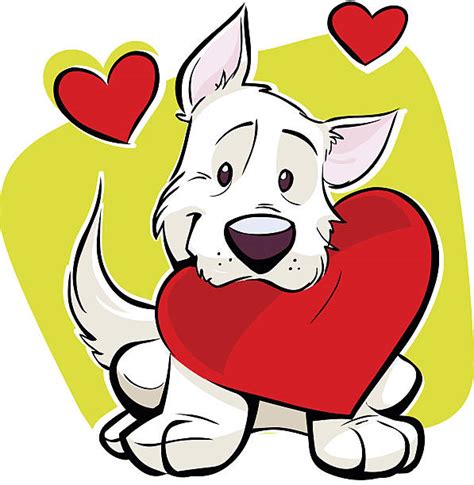 Dog Valentine Illustrations Royalty Free Vector Graphics And Clip Art
