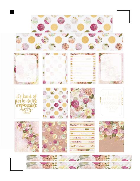 Pretty Floral Free Planner Printable With Images Planner Printables
