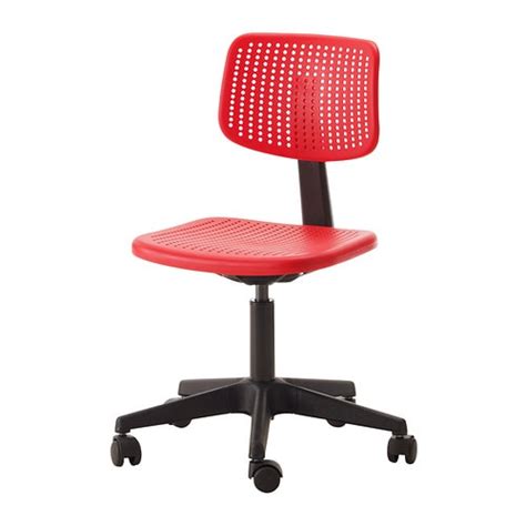 Alrik Swivel Chair Red Ikea