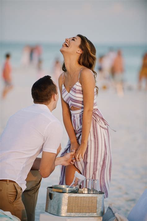She Said Yes Proposal On Rosemary Beach Florida Proposal Ideas How