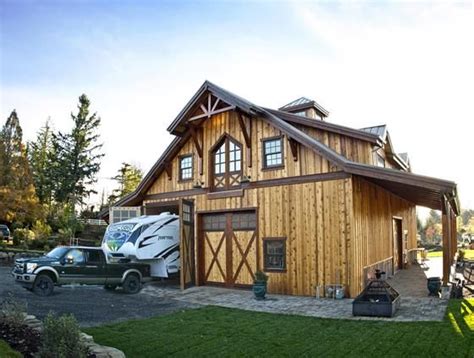 It does not matter if you prefer since most barndominium floor plans use wood as the basic material, it is natural to have it brown. The Denali Barn Apt 60 | Barn apartment, Barn house plans ...