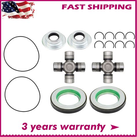 Front Axle Seal And Greaseable U Joint Kit For Ford F250 F350 Superduty