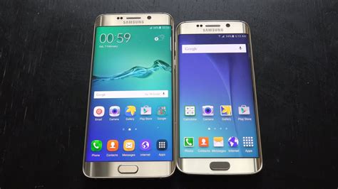 Samsung Galaxy S6 Edge Vs Samsung Galaxy S6 Edge Size Comparison