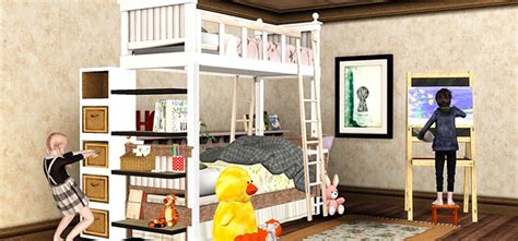Sims 4 Bunk Bed Mod Image To U