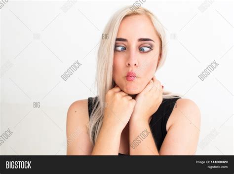 Crazy Blonde Woman Image And Photo Free Trial Bigstock