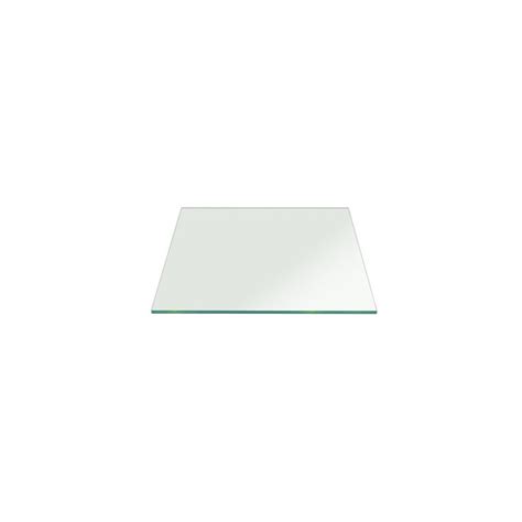 Glass 400x400mm Square Tempered Polished Edges