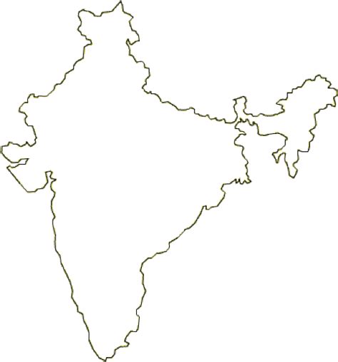 India Map Clipart Black And White Png Dola Nan