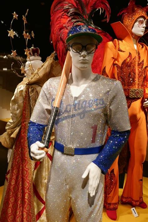 Elton John Rocketman Dodgers Baseball Costume Elton John Costume