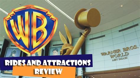 Warner Bros World Abu Dhabi Rides And Attraction Review Youtube