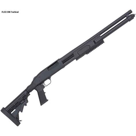 Mossberg Flex 590 Tactical Black 12 Gauge 3in Pump Shotgun 20in