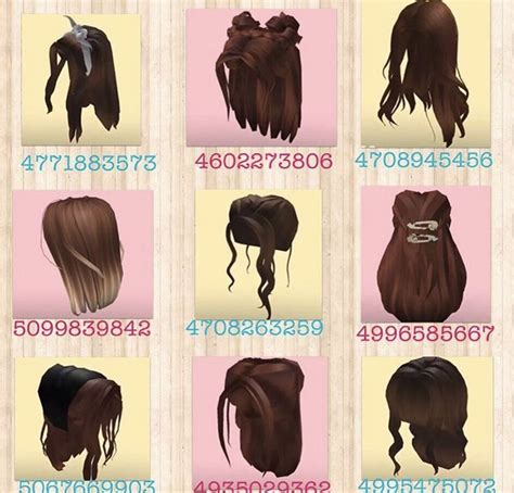 Roblox Hair Id Codes List