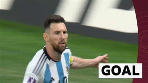 Messi Gives Argentina The Lead Over Croatia Soccer Fifa Briefly