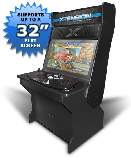 Japanese Style Sit Down Xtension Arcade Cabinet For The X-Arcade Tankstick | Gaming Console ...