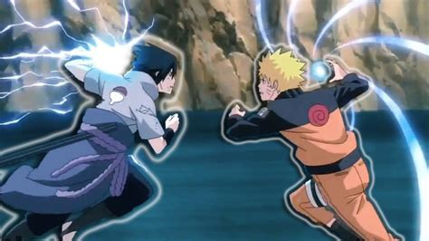 Naruto Vs Sasuke Full Fight Sasuke Lose Fight Youtube