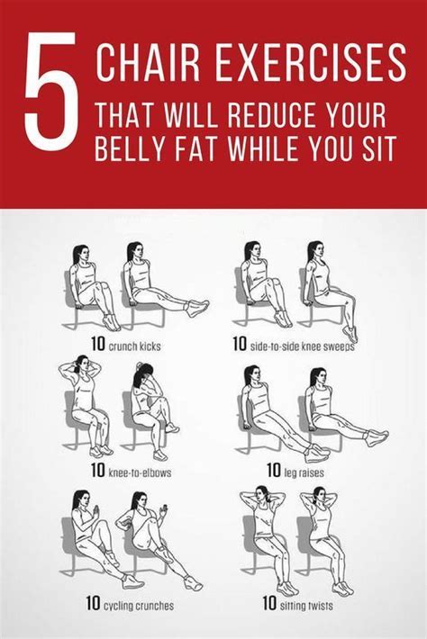 5 Chair Exercises That Will Reduce Your Belly Fat While You Sit