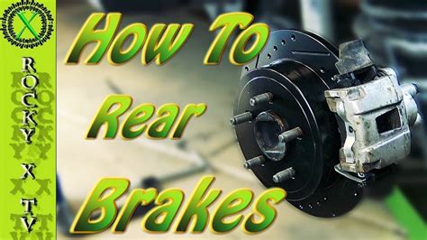 How To Change Rear Brakes Jeep Liberty And Others Youtube