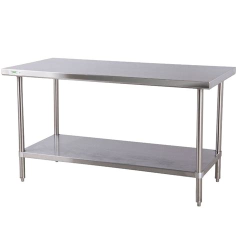 Shop a variety of table sizes, steel gauges, and features like shelves and backsplashes. Regency 30" x 72" 16-Gauge 304 Stainless Steel | Stainless ...