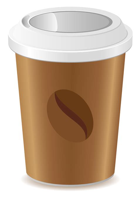 Paper Cup With Coffee Vector Illustration 514540 Vector Art At Vecteezy
