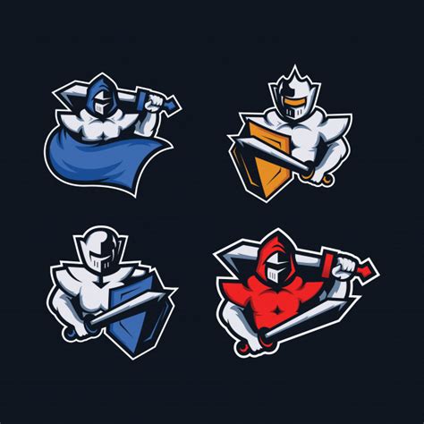 Ninja Mascot Gaming Logo For Esport Team Vector Premium