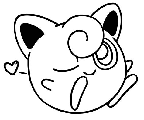 Jigglypuff Coloring Page WeColoringPage 117 | Wecoloringpage.com