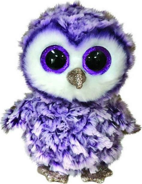 Ty Beanie Boos Moonlight The Purple Owl 15cm Skroutzgr