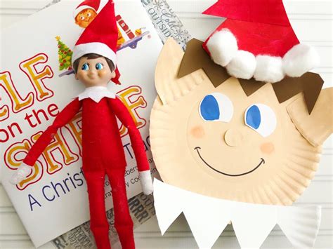 Elf On The Shelf Paper Plate Craft Run To Radiance
