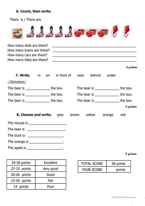 These worksheets for class 2 english or 2nd grade english worksheets help students to practice, improve knowledge as they are an effective tool in understanding the subject in totality. English language test for the 2nd grade worksheet - Free ...