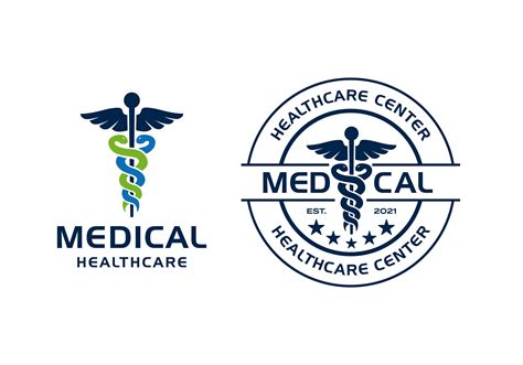 Medical Health Care Logo Stamp Design Gráfico Por Zwallow99 · Creative