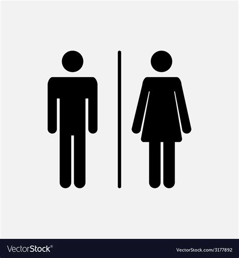 Male And Female Icon Royalty Free Vector Image