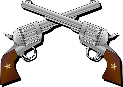 Old West Pistol Clip Art
