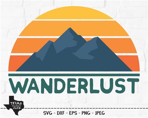 Wanderlust Svg Cut File Adventure Shirt Design Summer Etsy