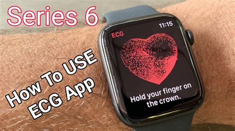 How To Use Ecg App On Apple Watch Series 6 Youtube