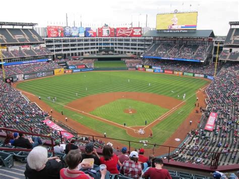 Globe Life Park Section Seat Views Seatgeek Texas Rangers