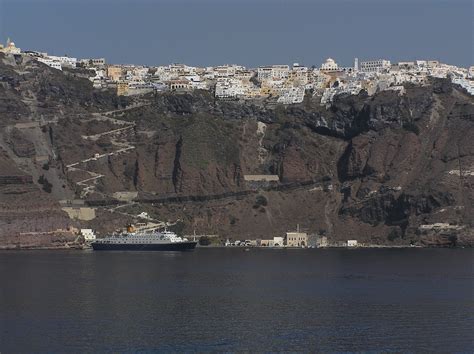 Santorini Caldera Island In Aegean Sea Thousand Wonders