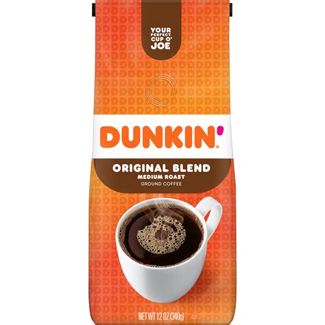 Dunkin Original Blend Ground Coffee Medium Roast 12 Ounces Walmart