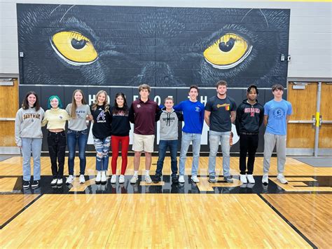Ray Pec Celebrates With Students Signing Letters Of Intent Raymore