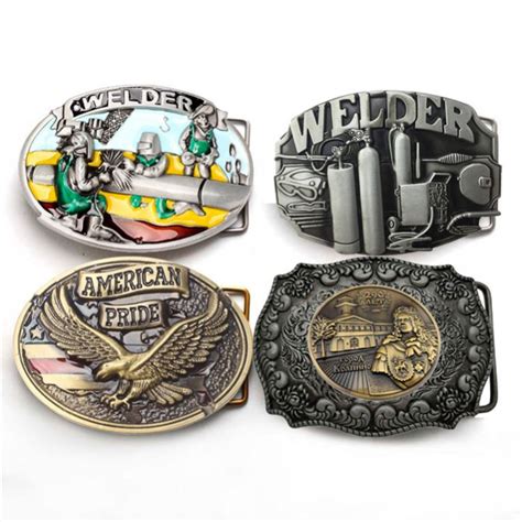 Custom Buckle Belt Hardware Design Your Own Logo Western Metal Pin Belt
