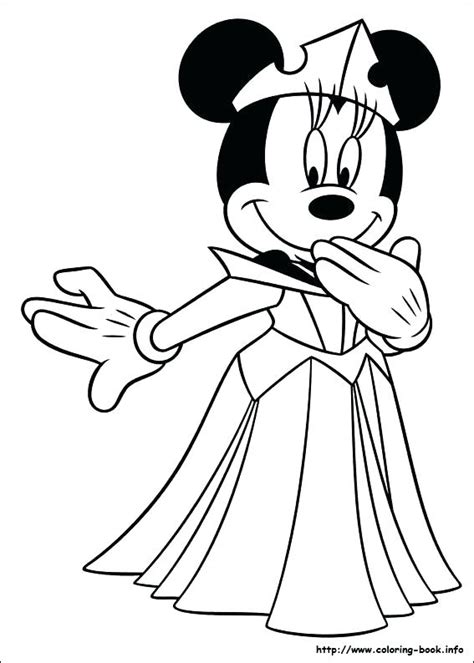 Disney Minnie Mouse Coloring Pages At Getcolorings Free Printable